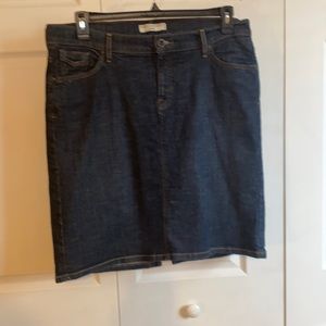Levi Jean skirt size 18- dark blue
